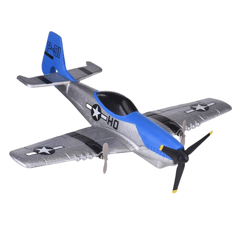 EPP Foam RC Glider Plane with Gyro Stabilizer, 2.4GHz Remote Control Airplane for Adults Beginners K