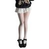 Lolita Lace Socks Female Pure Erotic Style Black Silk Fishnet Pantyhose Erotic Stockings Seduction