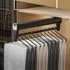 Heavy Duty Pull-out Pants Rack Hanging Trouser Storage Rack Durable Clothes Storage Rod  Daily Use