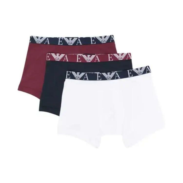 Emporio Armani Мужские боксеры с логотипом, три штуки, нижнее белье 111473-3F715-13911 M