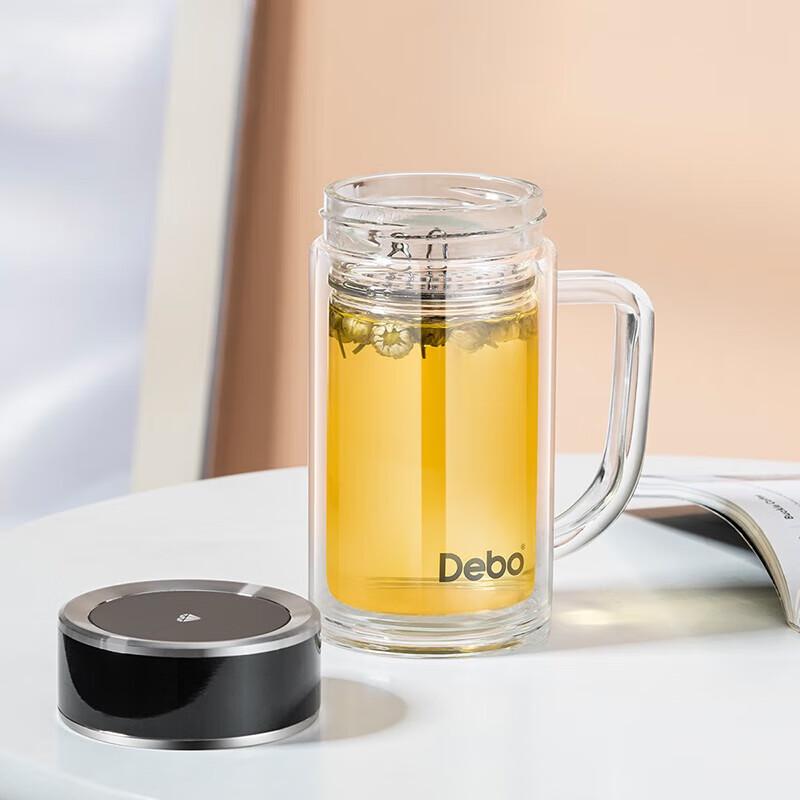Debo Dual-Layer Office Tea Cup