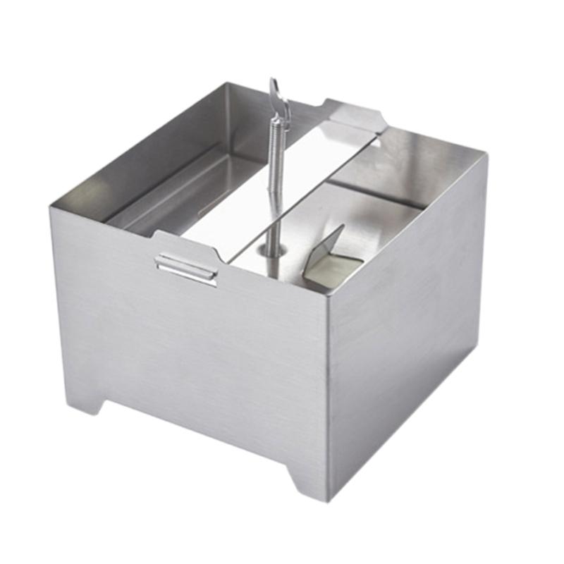 

Бытовая форма для приготовления панира и пресс для соевого творога 304 нержавеющая сталь текстура бытовой пресс для сыра подходит для соевого творога S