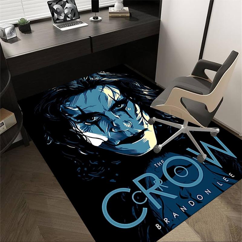 1pc Crow Brandon Lee Carpet, Office Rug Outdoor Mat Home Decor Area Carpet Festival 60cm by 90cm