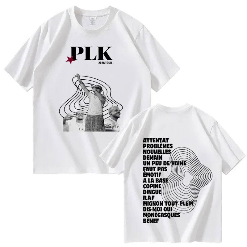 Rapper PLK 2026 Graphic Tshirt Men Women Clothes Fashion Pop Music Tshirts Casual Cotton Cozy Short Sleeves T Shirts Streetwear