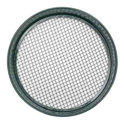 Hvy Duty Iron Soil Sifter Set with 4 Mesh Sizes 30.5cm Diameter 6.5cm Height Garden Sieve Mesh Screen for Rocks Stones