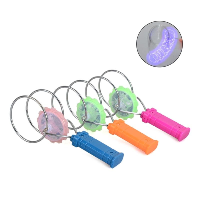 Magnetisches Schwerkrafttrotzendes Stunt-Spielzeug für Jungen und Mädchen Wellenschiene Kreisschiene Blinkendes Gyro-Rad Klassische Schiene