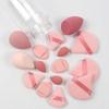 15-Piece Drift Bottle Makeup Sponge Set: Includes Thumb, Cotton, and Mini Puffs