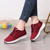 Winter New Sports Shoes Women's Autumn and Winter Plus Cotton and Velvet Women's Shoes Soft Sole Wear-resistant