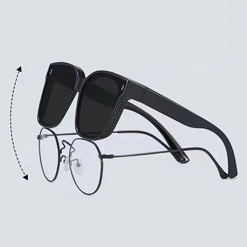 

FashionFashion Портативные поляризованные солнцезащитные очки, покрывающие очки для коррекции зрения при близорукости, очки для рыбалки и вождения, очки для мужчин и женщин с близорукостью
