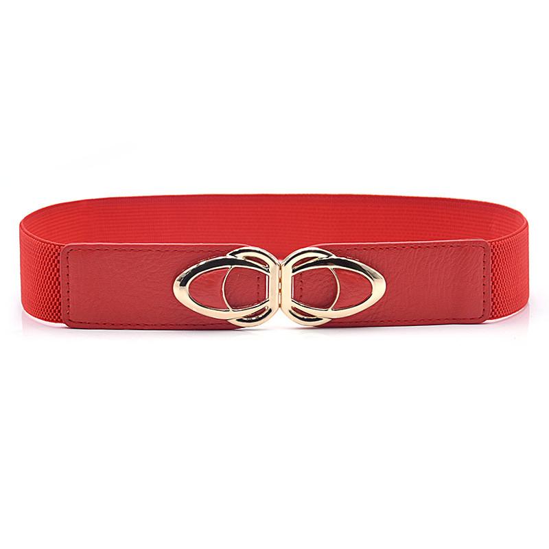 Canvas Elegant Fashion Waist Belt With Alloy Buckle For Women Office Casual