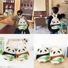 Kids Panda Cartoon School Backpack Lightweight Nylon For Preschool Unisex