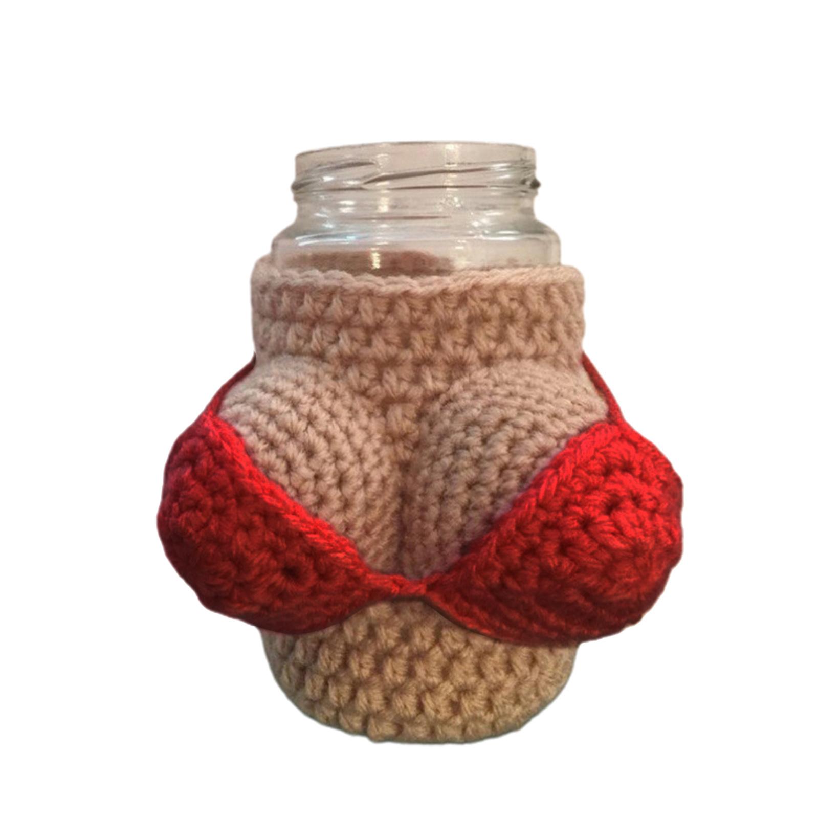 

Персонализированный держатель для бутылки вина в виде бикини, многофункциональный стильный держатель для стакана для вечеринок в баре и клубе красный