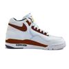 Nike Flight Legacy Cushioning Slip Resistant Abrasion Resistant High top Vintage Basketball Shoes Men's White BQ4212-102(Team183-)