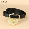 Viney Women's Thin Leather Casual Belt