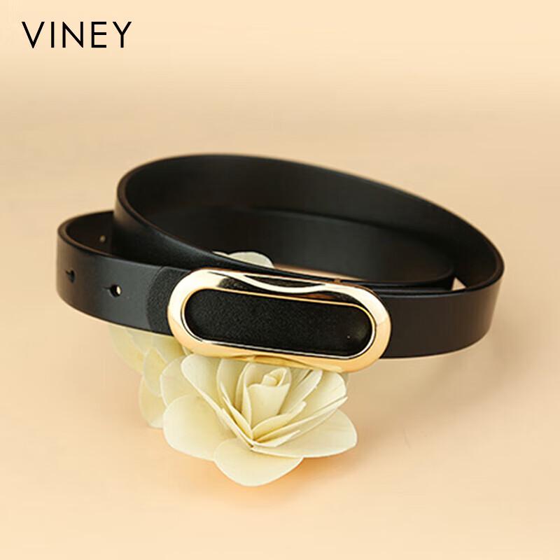 Viney Women's Thin Leather Casual Belt