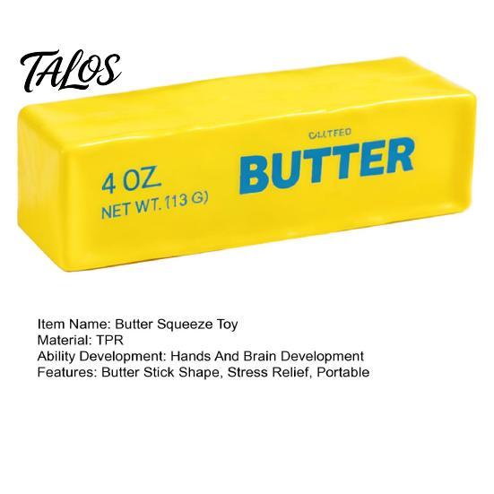 Butter Stick Decompression Toy Shapeable Squeeze Toy, No Rebound Stress Relief Bar Soft Stretchy Shaped Fidget for Relaxation