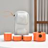 Black Pottery Travel Tea Set Portable Kuaike Cup Business Giveaways Holiday Accompanying Hand Gifts