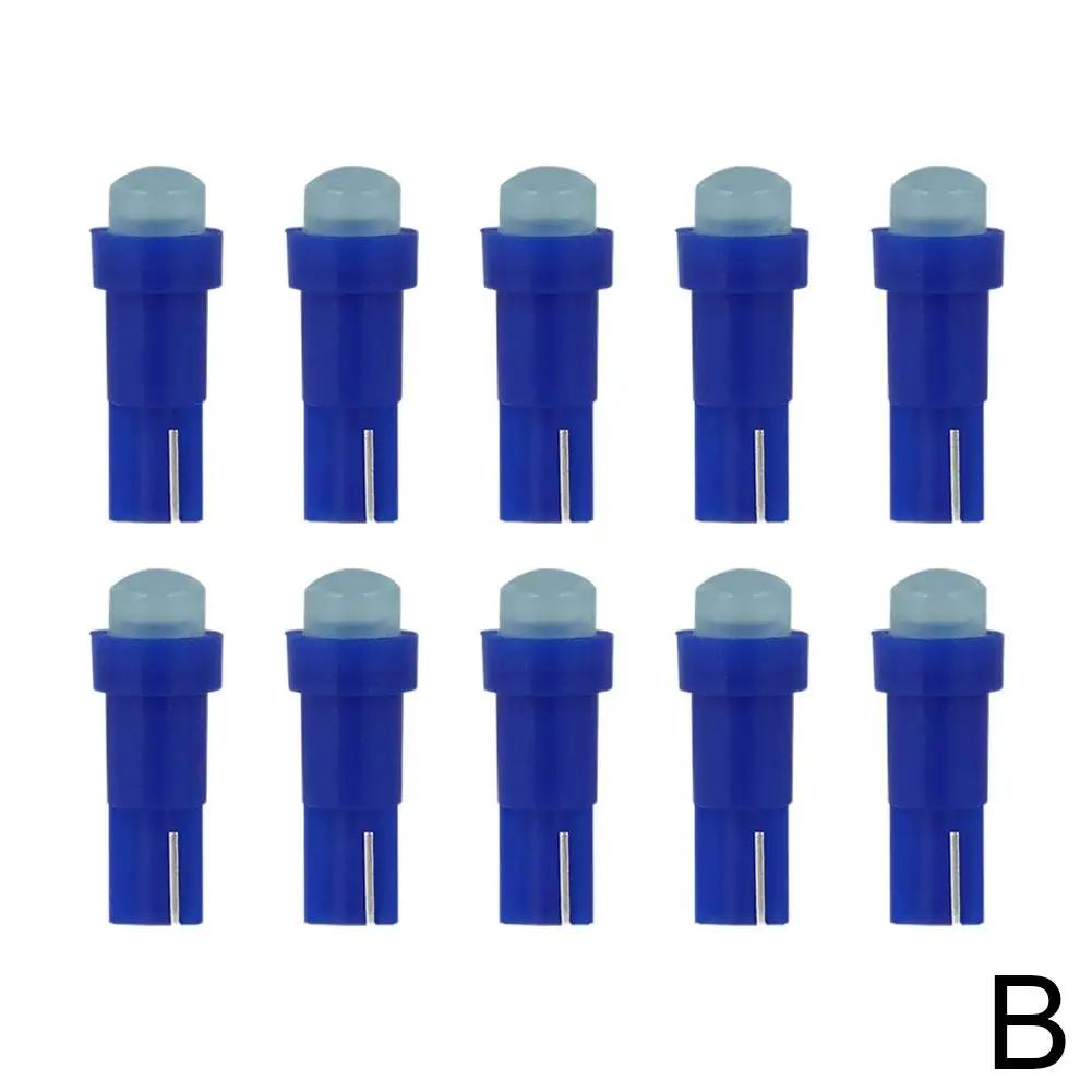 10pcs Automobile LED Instrument Light T5 COB High Brightness Energy-saving Accessories Bulb Interior Car Indicator B1G3