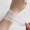 2 Pairs Shirt Sleeve Fixer Flexible Hand Sleeve Wrist Ornament Breathable for Men and Women Daily Accessories