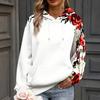 Printed Long Sleeved Winter Women's Drawstring Hoodie Autumn Casual Pullover Trend Sportswear Loose Clothes Fashion Hooded Top