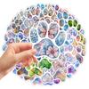 50PCS Cute Pet Claw Print Stickers Colorful Cats Dogs Animals Paw Decals Waterproof Vinyl Sticker for Scrapbooking Laptop Tablet