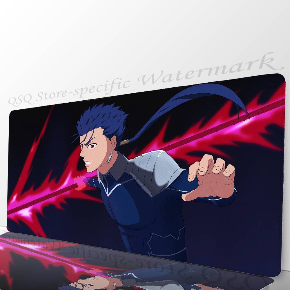 Lancer Anime Game F-fate Mousepad Non-slip Suitable For Office Computers Laptops E-sports Game Desk Mats XXL Keyboard