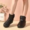 Fashion Waterproof Elegant With Low Heels Female Ankle Shoes Y2k Protective On Offer Slip High Quality Pu Work Ladies Booties Snow Boots