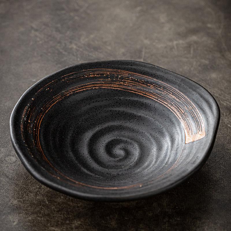 Ceramic Dinner Plate Sushi Appetizer Tableware High Foot Sushi Plate Dessert Plate Snack Plates Restaurant Specialty Tableware