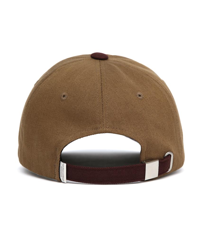 Eondeokeonteulol Washed Cotton Ball Cap V Square / Washed B B / Desert Wine