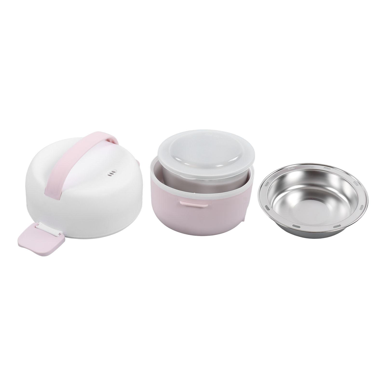 2 Layers Electric Heating Lunch Box Portable Electric Heating Lunch Box Food Storage Warmer Container