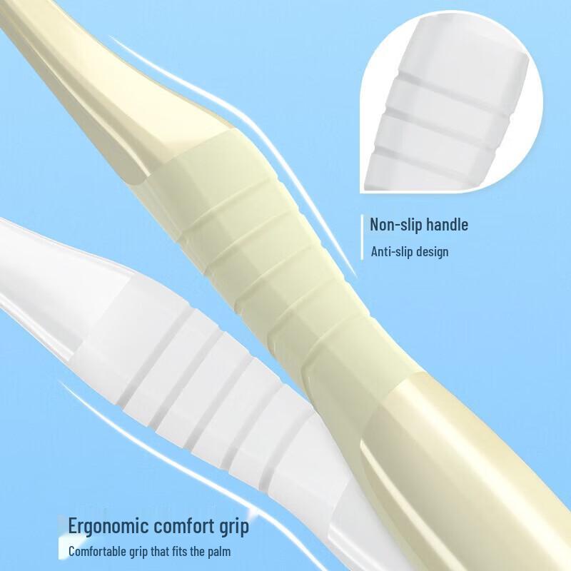 FAWNMUM Adult 3-Sided Ultra-Fine Soft Toothbrush