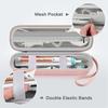 Electric Toothbrush Storage Bag Portable Zippers Travel Case with Compartment Waterproof Travel Organize Bag for Camping