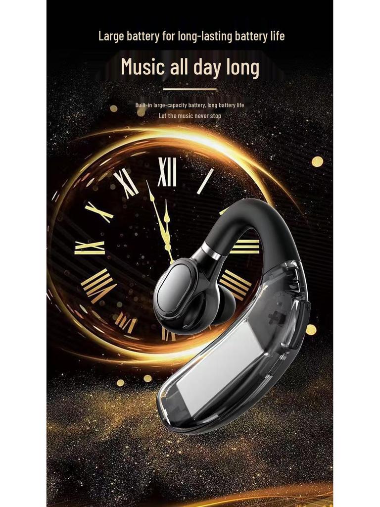 2025 Wireless Bluetooth Single Ear Hook Headphones for Driving, Compatible with Huawei, Vivo, Apple, Oppo, and Xiaomi