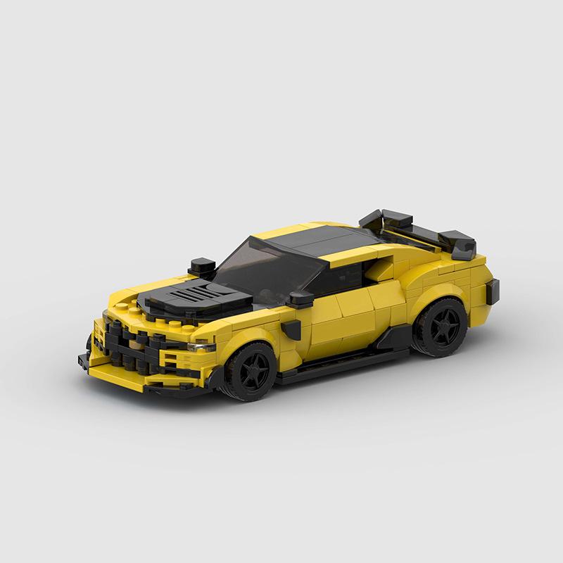 MOC Car City Speed Vehicle Super Car Rally Building Blocks Bricks Set Ornament Diy Consturction Toys For Kids Adults