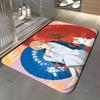 anime N-Natsume's Book of Friends Floor Mat Soft Flannel Entrance Door Mat Non Slip Absorbent Bathroom Bedroom Floor Rug