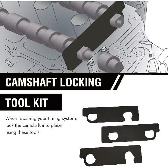 GM Timing Chain Camshaft Holding Tool Retaining Set for Cadillac Buick Saturn Pontiac Chevrolet EN-46105 and EN-48383