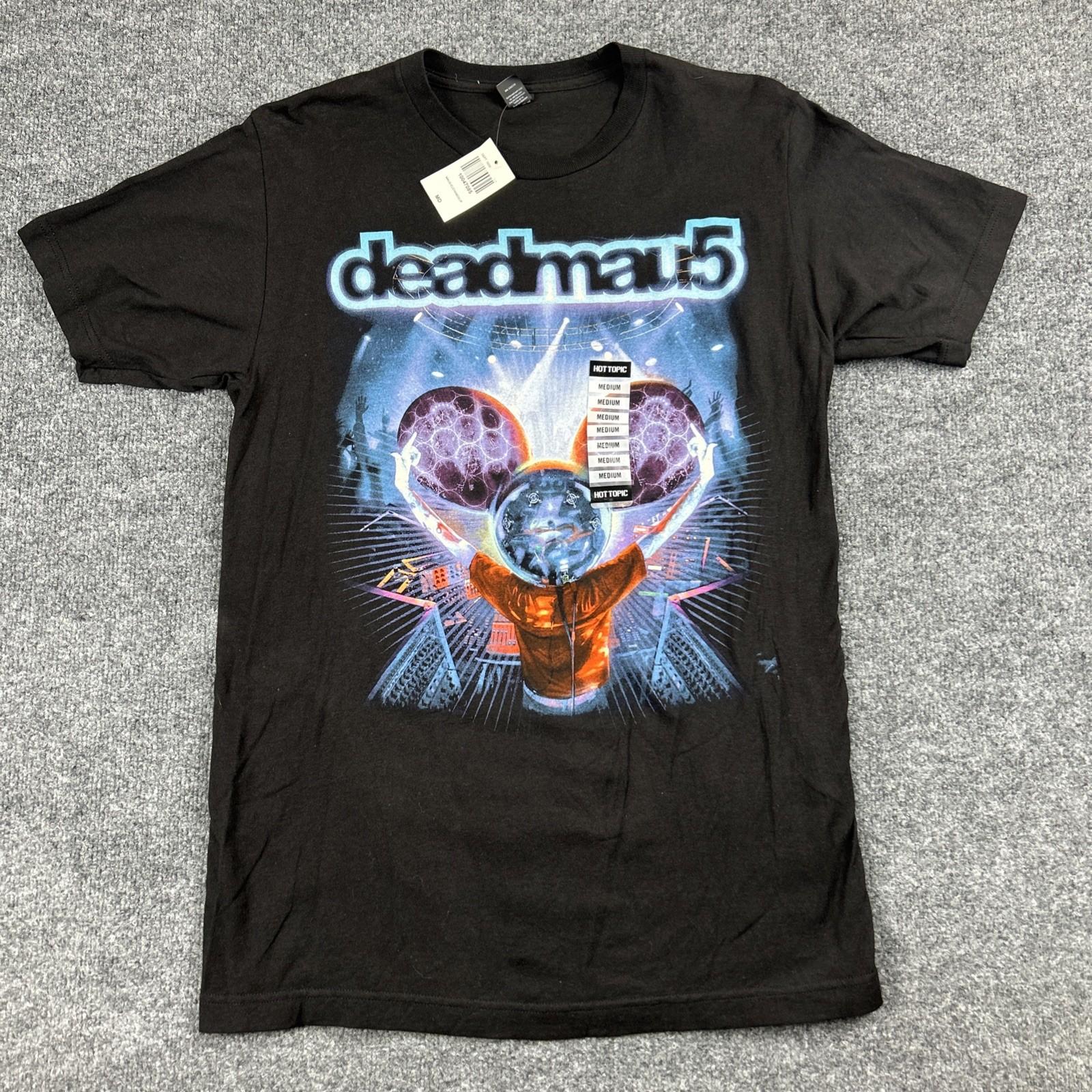 Hot Topic Deadmau5 Black Graphic Music DJ EDM Rave T Shirt Sz Medium Unisex T-Shirt XXXXL
