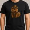 T-Shirt Herren Steampunk Perserkatze Motiv Baumwolle Größe S bis 5XL