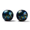 1bag Mixed style & Mixed color Round Spray Painted Glass Beads 12mm Hole: 1.5mm about 100pcs/bag