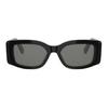 Celine Rectangular Sunglasses With Arc De Triomphe Logo Women Sunglasses Black Gold CL40282U-01B