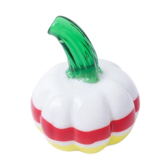 Hand Blown Glass Pumpkin Figurine Mini Halloween Thanksgiving Pumpkin Statue