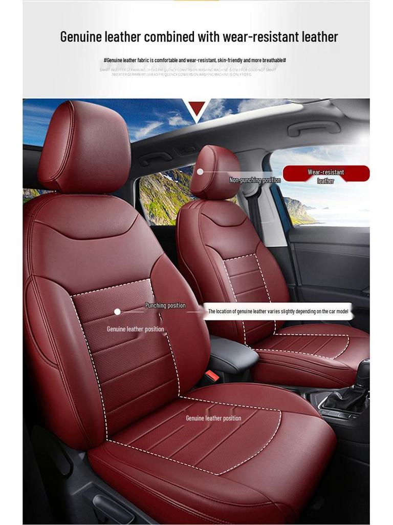 Volkswagen Tharu 19-20 5-Seater Custom Seat Cushion - All-Season Full Coverage