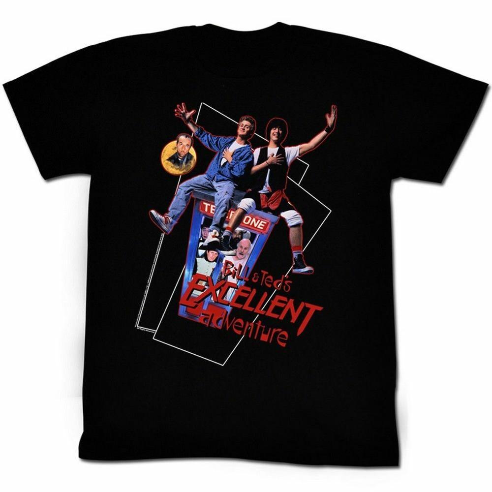 

Bill and Ted Flying Black Adult T-Shirt 2XL