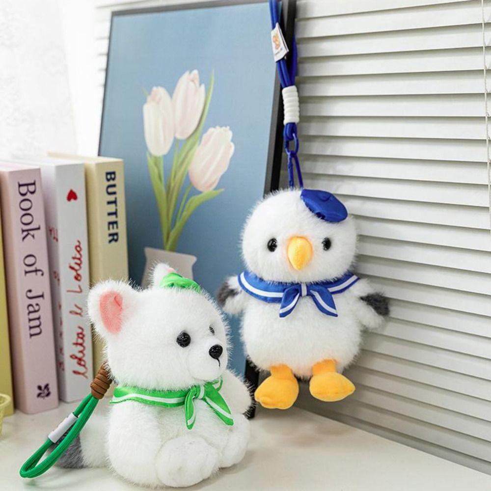 Handmade Seagull Doll Stuffed Toys Interactive Cartoon Seagull Stuffed Doll  Birthday Parties