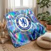 Chelsea FC Theme blanket Soft Flannel Blanket Plush Throw Blanket Cozy Sofa Bed Blanket for Home Decor