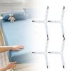 4Pcs Sheet Holder Straps Decor Bedsheet Holders for Gift Apartment Dorm Room Black