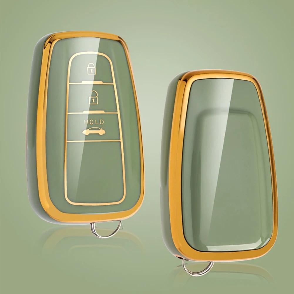 Fashion TPU Car Remote Key Case Cover Shell Fob For Toyota Corolla Prius Camry CHR C-HR RAV4 Altis Land Cruiser Prado Keyless