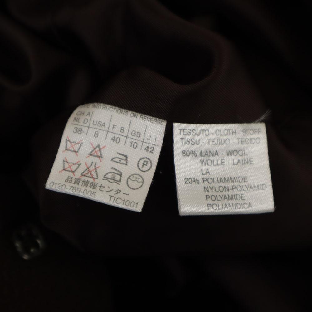 MAX&CO Made In Italy Wool Blend Long Coat 42 Brown Women Used