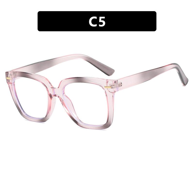 

New Rainbow Candy Colored Square Oversized Frame Photochromc Reading Glasses Women Anti Blue Ray Hyperopia Prescription Eyewear 0