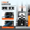 Automatic Wire Stripping Machine, 0.06''-1.18'' Electric Motorized Cable Stripper, 180 W, 60 Ft/min Wire Peeler with Visible Stripping Depth